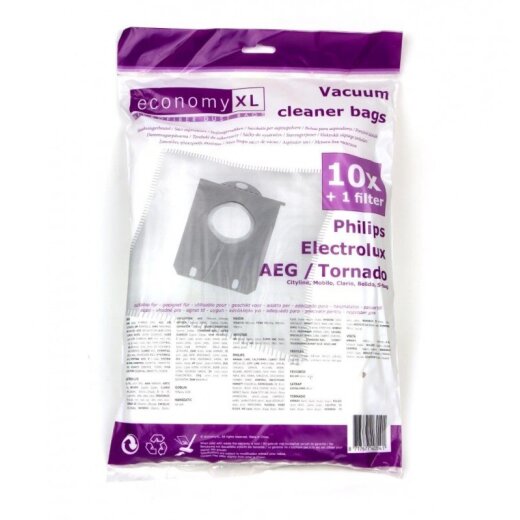 10 Staubsaugerbeutel passend für Electrolux Z 4500... 4595 Bolido