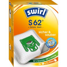 Swirl Staubsaugerbeutel S62 / S 62 EcoPor für...