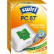 Swirl Staubsaugerbeutel PC87 ( PC90) / PC 87 MicroPor Plus AirSpace f. Panasonic Geräte C2, C2E, C7