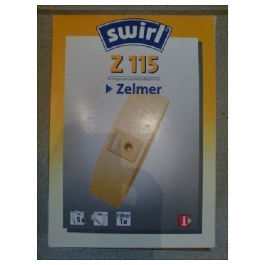 Swirl Staubsaugerbeutel Z115 / Z 115 f&uuml;r Zelmer Staubsauger Twist / AUSLAUF