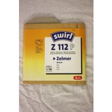 10 Swirl Papier Staubsaugerbeutel Z112P / Z 112 P...