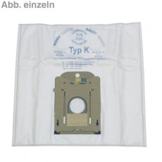 Staubsaugerbeutel Siemens / Bosch Typ K  4 Stück mit...