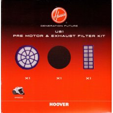 Hoover U81 Filterset, Vormotorfilter + Motorfilter Set...