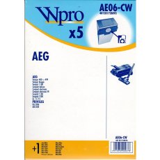 Wpro 5x Staubsaugerbeutel AE06-CW passend für AEG...