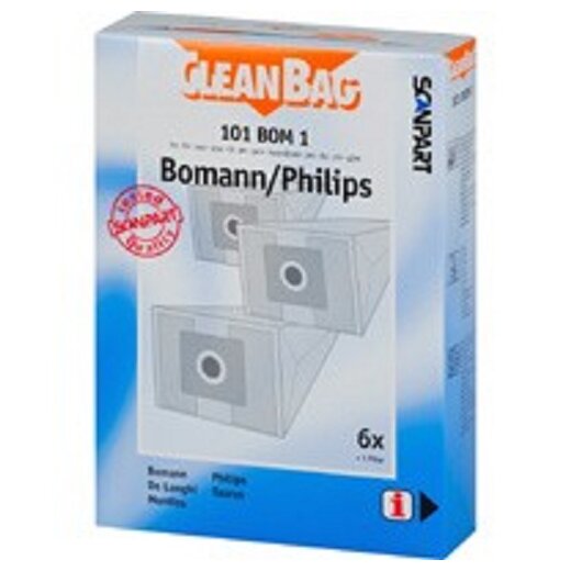 CleanBag Staubsaugerbeutel 101BOM1 für Bomann
