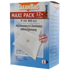 12 CleanBag Staubsaugerbeutel M101DAE für Daewoo,...