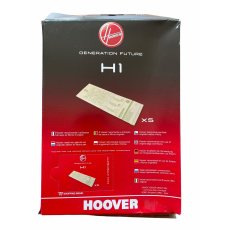 Hoover 5x Staubsaugerbeutel H1, Nr. 09178377