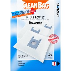 Scanpart CleanBag 4xStaubsaugerbeutel + 1 Filter M143 ROW 17, Nr. 26.822.091.43