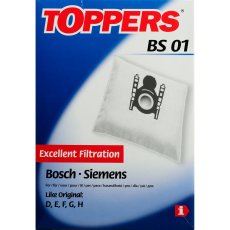 Toppers Staubsaugerbeutel BS01 für Siemens / Bosch...
