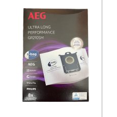 AEG Electrolux Staubsaugerbeutel GR210SM, s-bag Ultra long Performance, 8er Pack, 9001688366