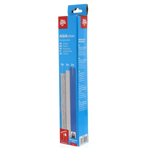 Dirt Devil Zubehörset für DD400 (2x Gummilippe, 3x Mikrofasertuch, 3x Grobschmutztuch) -Nr.: 0400001