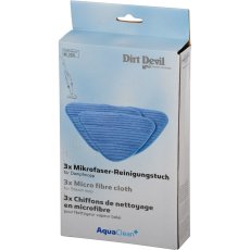 Dirt Devil 3 tlg. Mikrofasertuch Set für Dampfreiniger, Original Nr.: 0318022