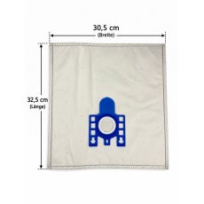 daniclean© dc007 / 10 Vlies Staubsaugerbeutel passend für Miele Mondia, Typ G N