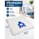 daniclean© dc007 / 10 Vlies Staubsaugerbeutel passend für Miele Mondia, Typ G N