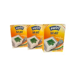 3 Pakete Swirl M40 EcoPor-Filter für Miele &...
