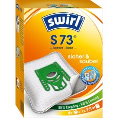 3 Pakete Swirl Staubsaugerbeutel S73 / S 73 EcoPor für Siemens / Bosch Typ: GXXL
