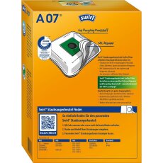 4 Pakete Swirl Staubsaugerbeutel A07 / A 07 EcoPor für AEG Staubsauger Gr. 28