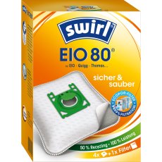 2 Pakete Swirl Staubsaugerbeutel EIO80 / EIO 80 EcoPor...