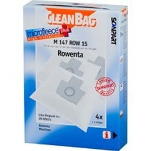 Cleanbag Staubsaugerbeutel M147ROW15 für Rowenta und Moulinex