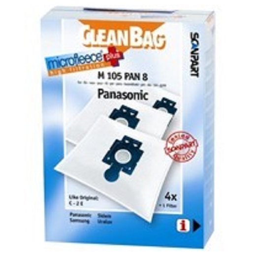 Cleanbag Staubsaugerbeutel M105PAN8  für Panasonic