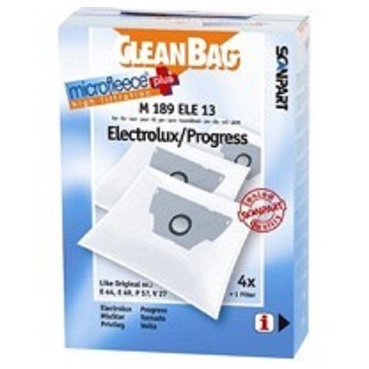 Cleanbag Staubsaugerbeutel M189ELE13 für Electrolux/Progress
