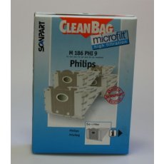 CleanBag Staubsaugerbeutel M186PHI9 für Philips HR...