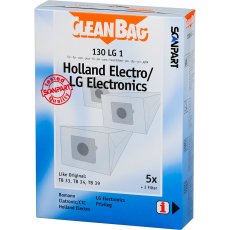 CleanBag Staubsaugerbeutel 130LG1 für Holland Electro/LG