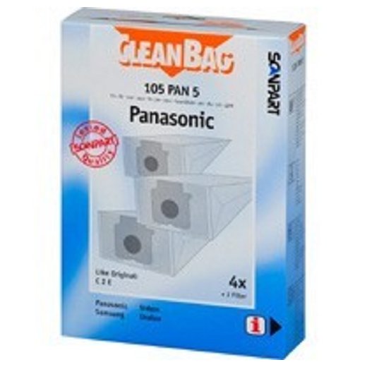 CleanBag Staubsaugerbeutel 105PAN5 für Panasonic