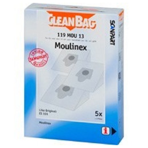 CleanBag Staubsaugerbeutel 119MOU13  für Moulinex