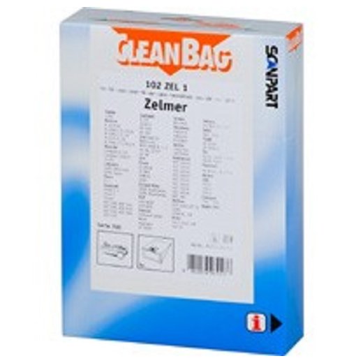 CleanBag Staubsaugerbeutel 102ZEL1 für Zelmer