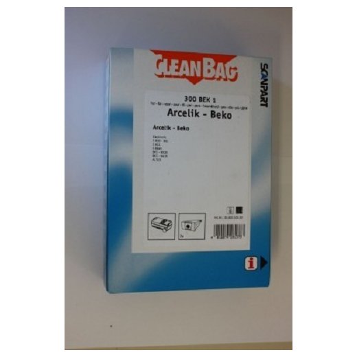 CleanBag Staubsaugerbeutel 300BEK1 für Arcelik - Beko