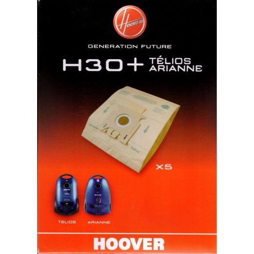 Hoover H30+ Staubsaugerbeutel, 5 Papierbeutel f&uuml;r Telios, Arianne - Nr. 09178286